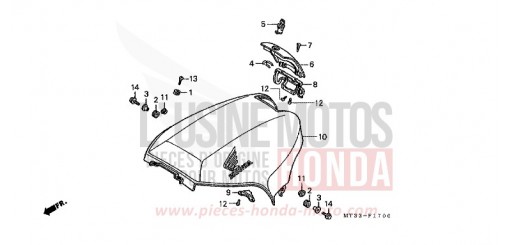 COUVERCLE ST1100L de 1990